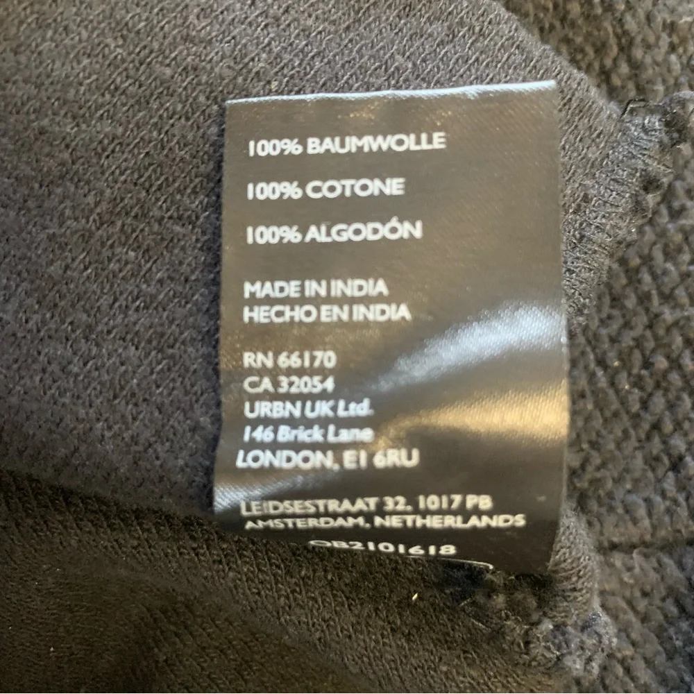 Anthropologie Maeve black knit blazer 100% Cotton Gold Button pockets Size Small - Picture 6 of 7